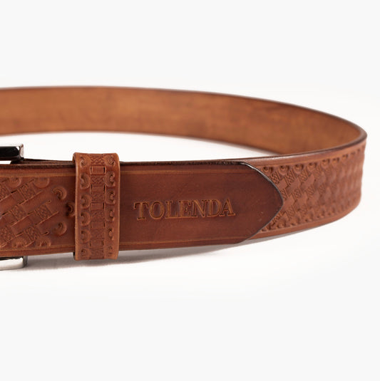 CEINTURE - Mahogany Brique TOLENDA