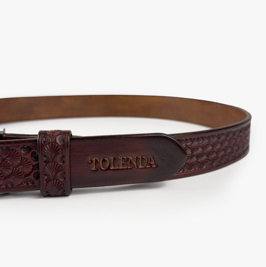 CEINTURE - Dark Brown Coquille TOLENDA