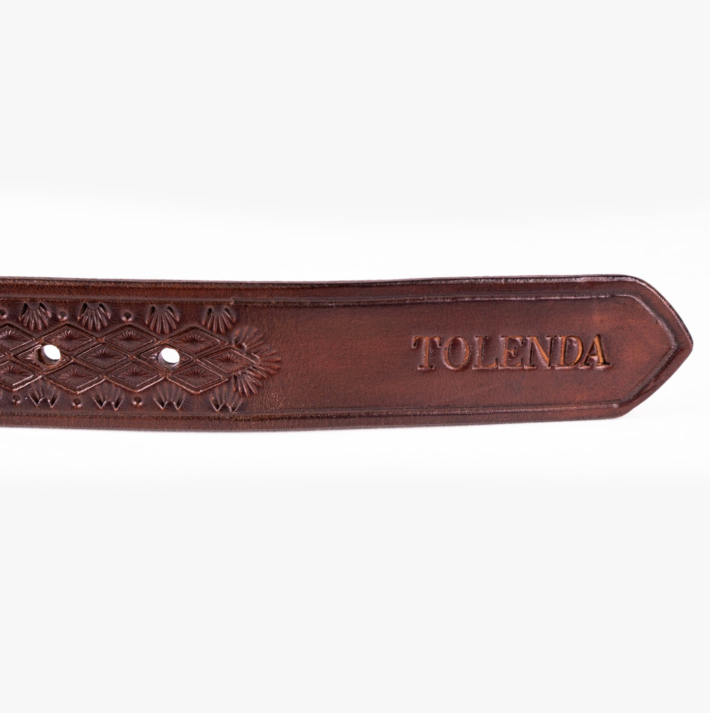 CEINTURE - Dark Brown Losange TOLENDA