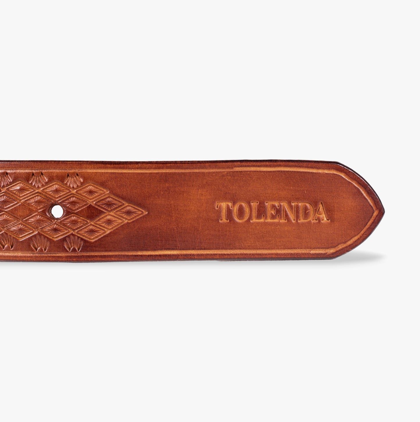 CEINTURE - Mahogany Losange TOLENDA