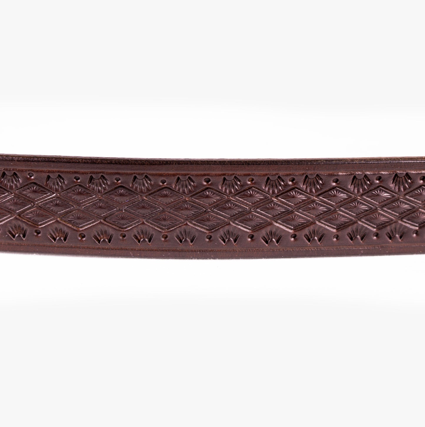 CEINTURE - Dark Brown Losange TOLENDA