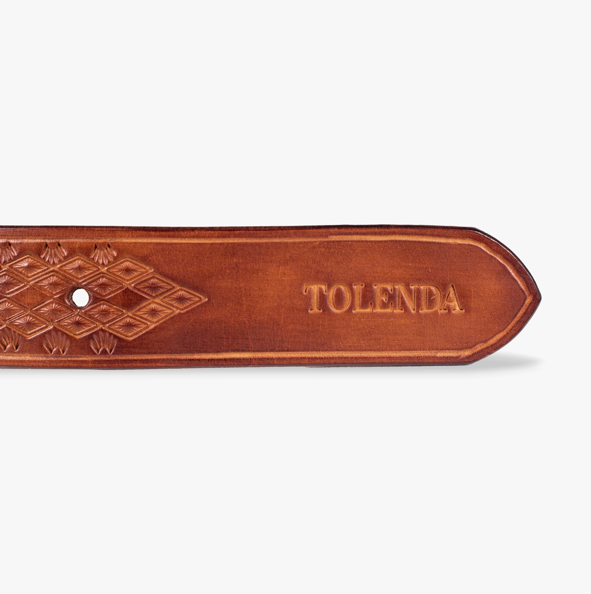 CEINTURE - Mahogany Losange TOLENDA