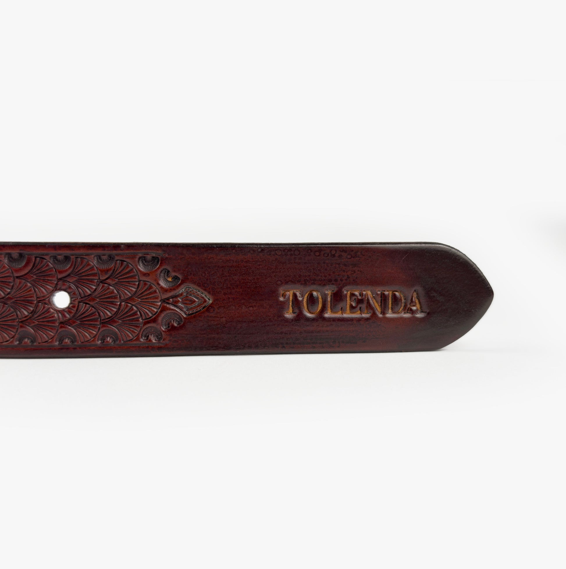 CEINTURE - Dark Brown Coquille TOLENDA