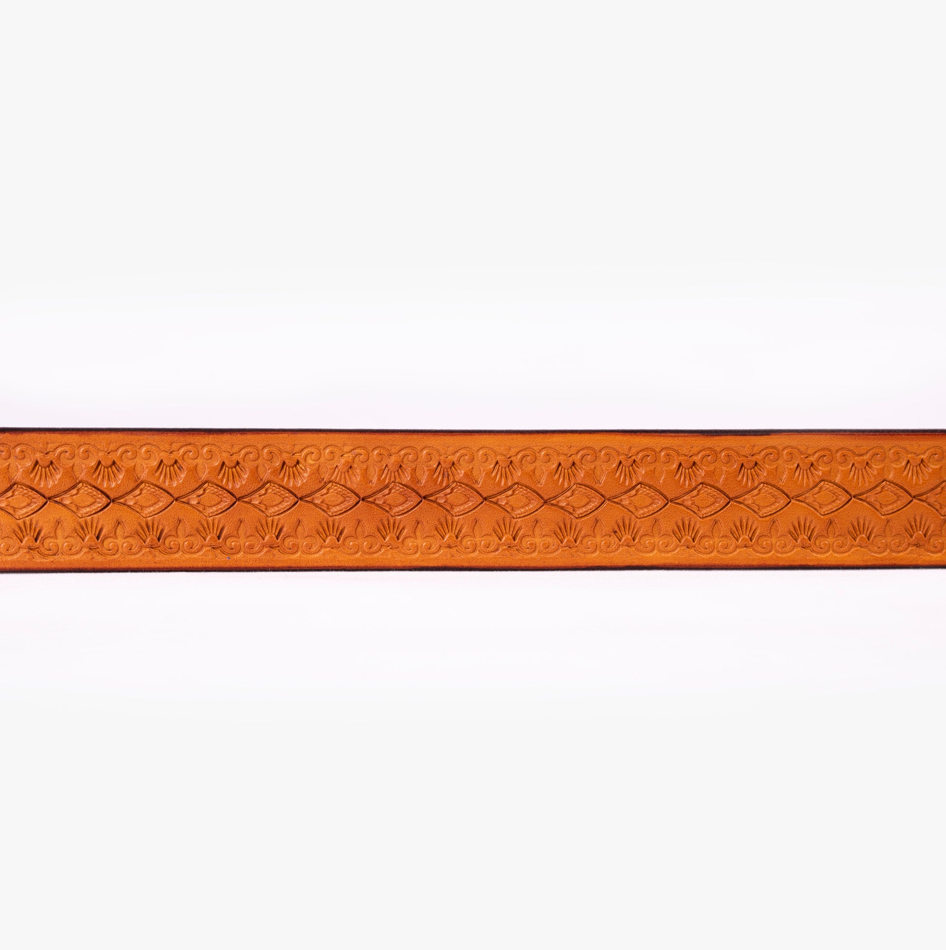 CEINTURE - Saddle tan losange TOLENDA