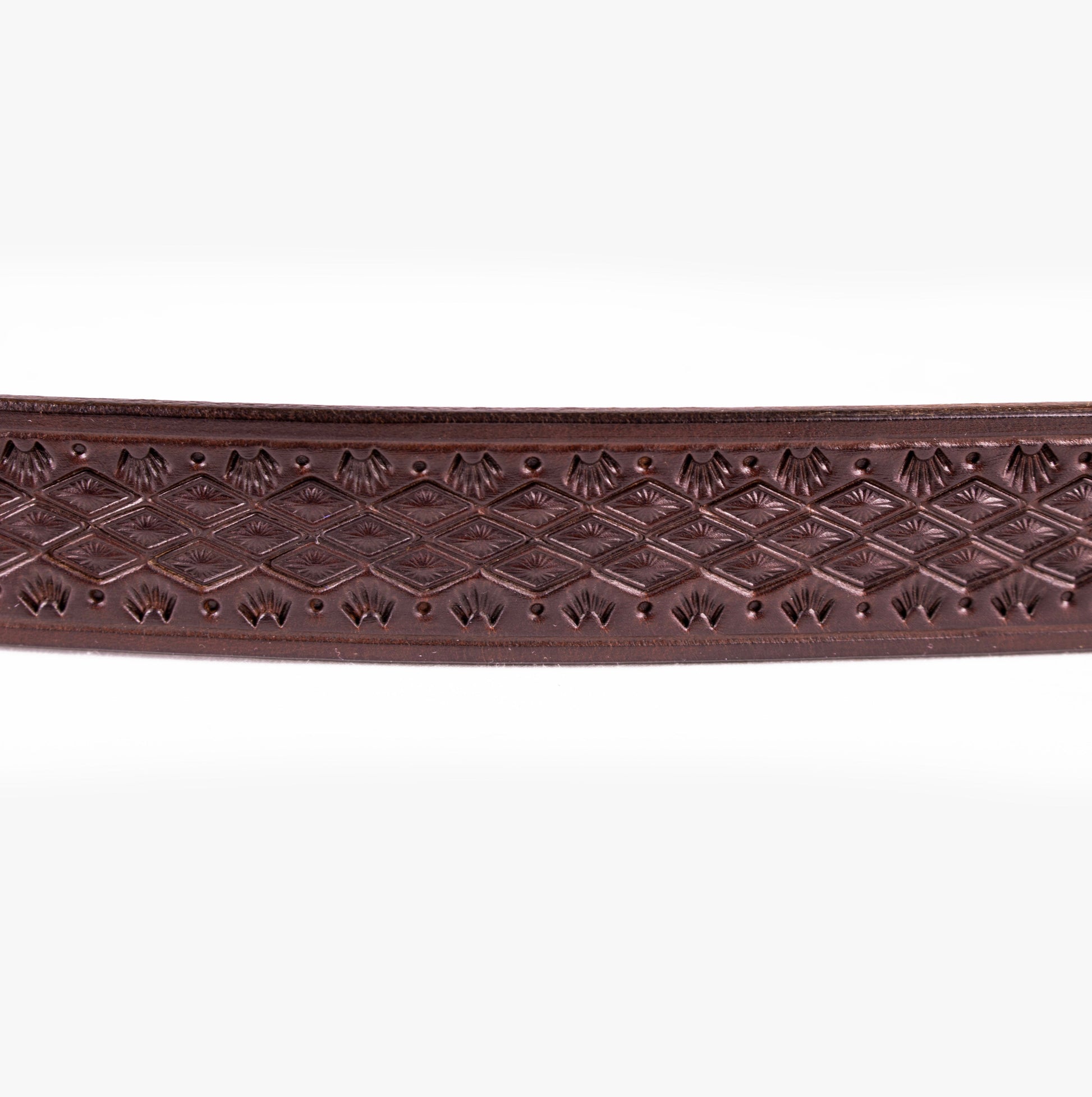 CEINTURE - Dark Brown Losange TOLENDA