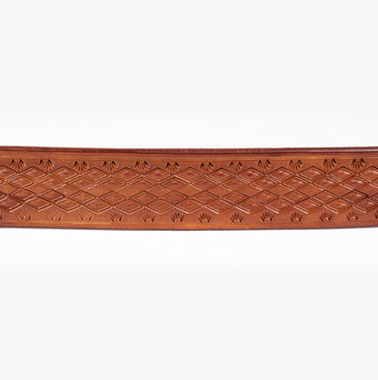 CEINTURE - Mahogany Losange TOLENDA