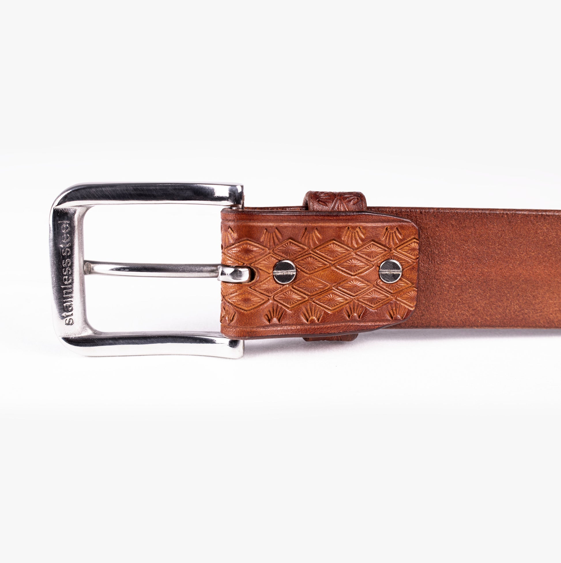 CEINTURE - Mahogany Losange TOLENDA