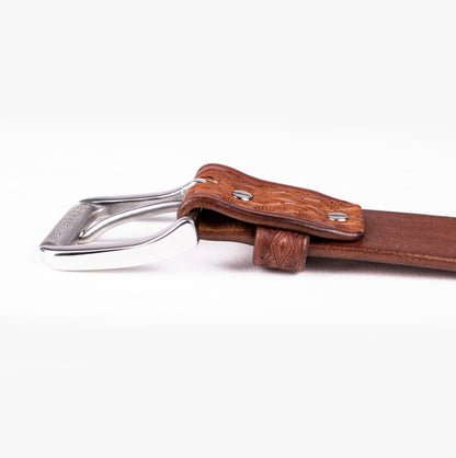 CEINTURE - Mahogany Losange TOLENDA